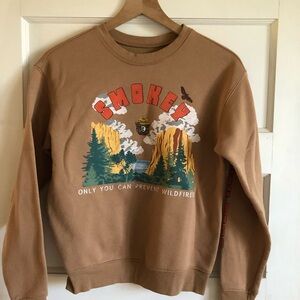 Smokey Bear Brown Sweatshirt
